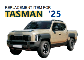 Passer for KIA TASMAN 2025 erstattet motordekselpanel